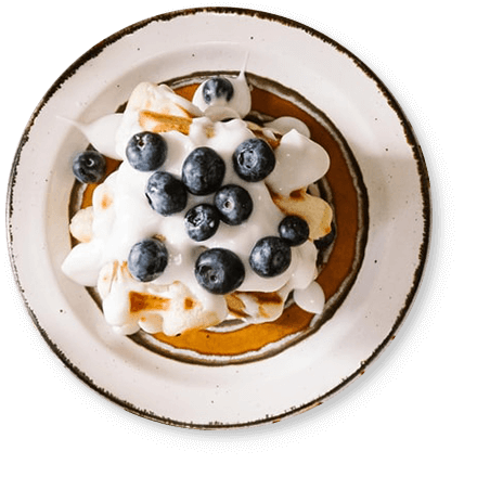 food on white plate